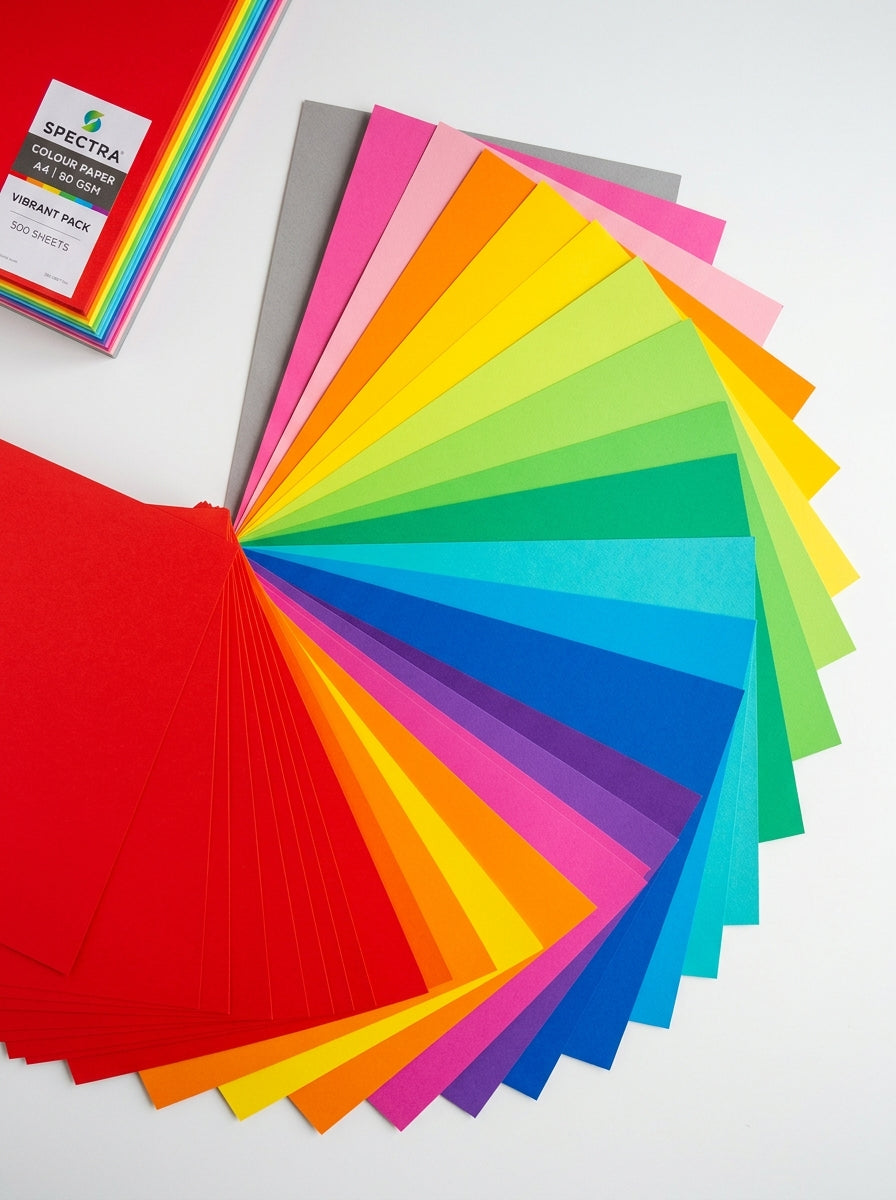 Colour Paper A4 Size Spectra 80-Gram