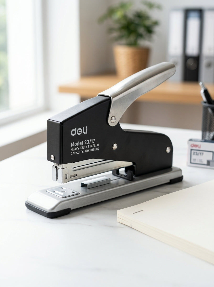Stapler Machine Heavy Duty 23/17 Deli