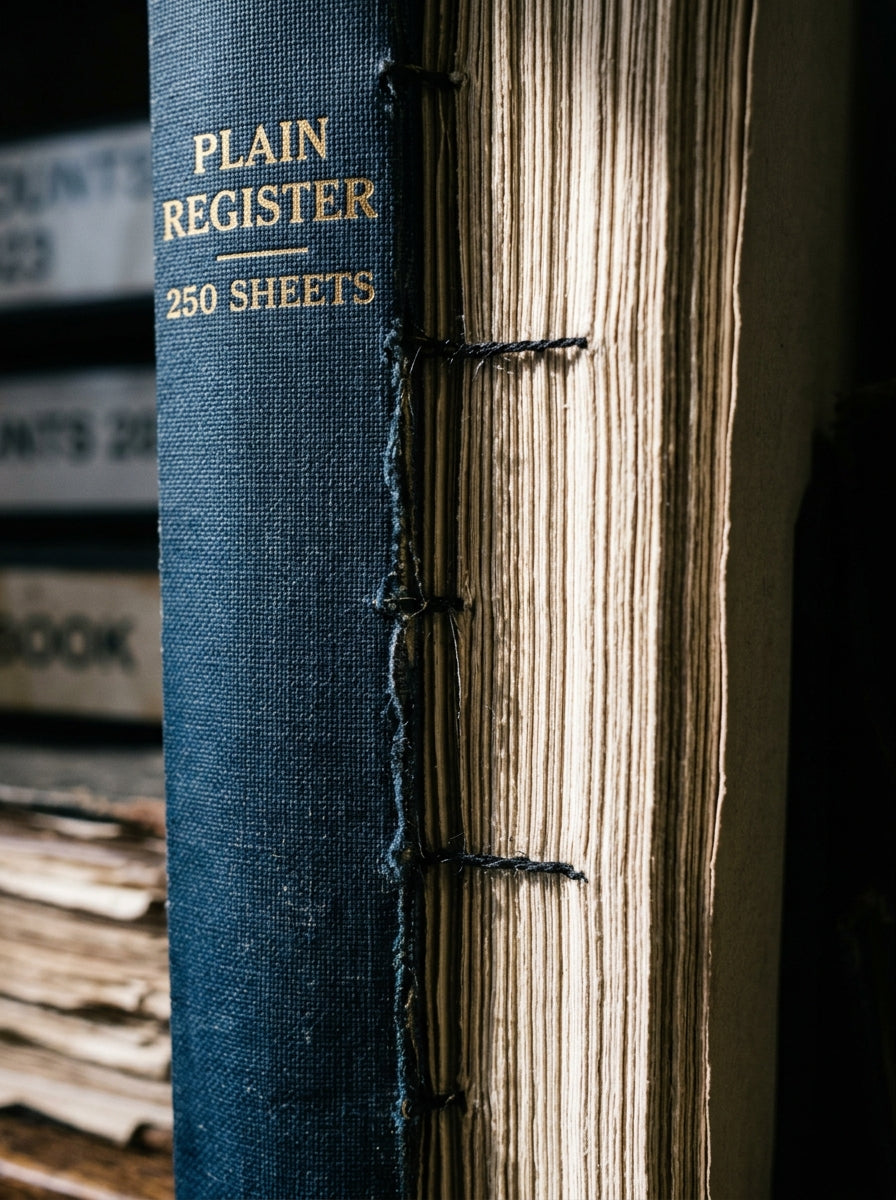 Plain Register 250-Sheets