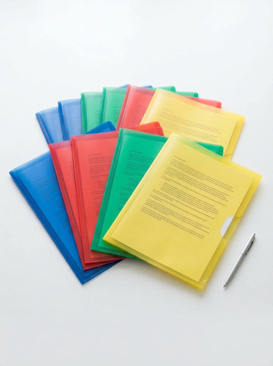 Plastic L-Folder A4 Size 1x12