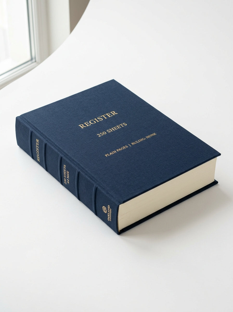 Plain Register 250-Sheets