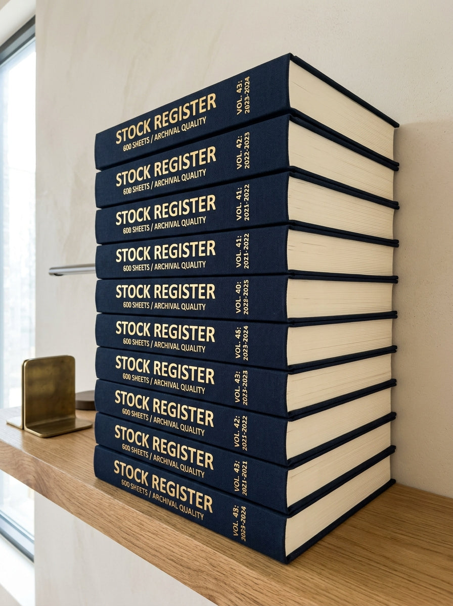 Stock Register Extra Large 600-Sheets