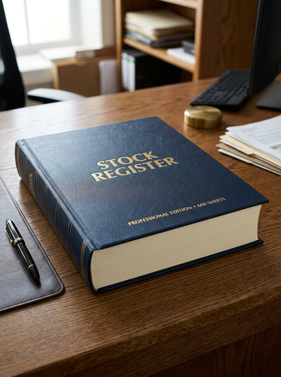 Stock Register Extra Large 600-Sheets