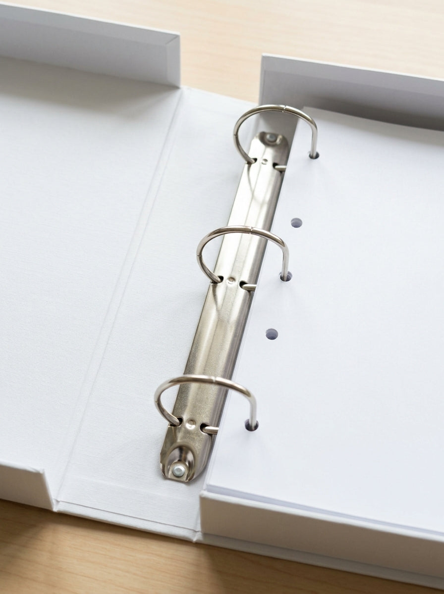 White Box File 2" 3-Hole Imp