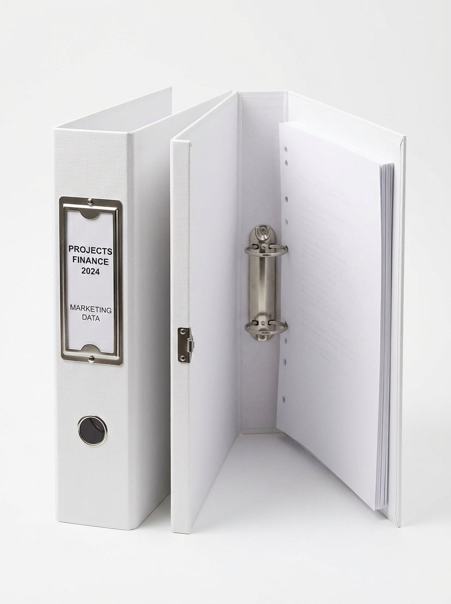 White Box File 2" 2 Hole Imp
