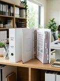 White Box File 3" 4-Hole Imp