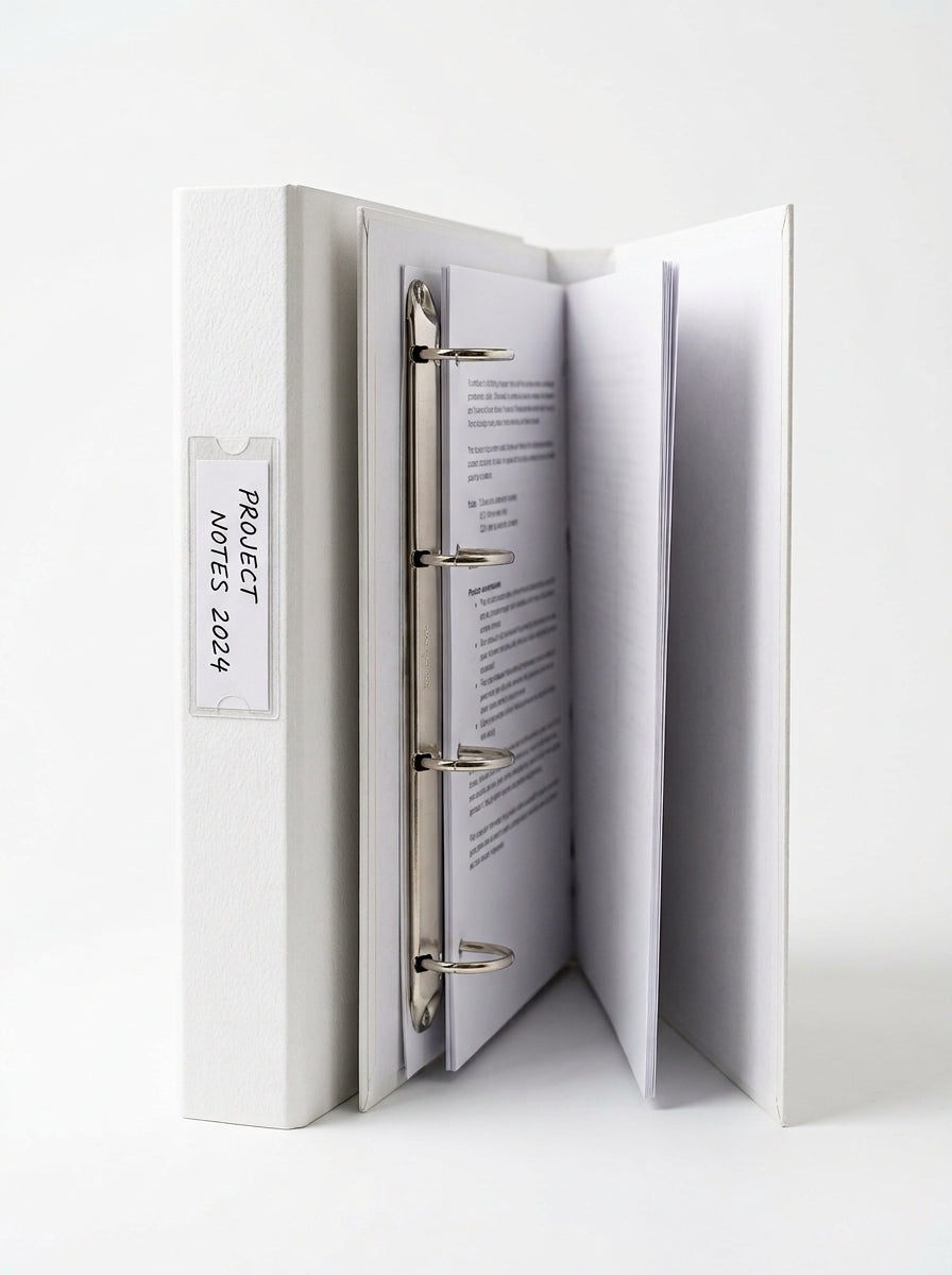 White Box File 1" 3-Hole Imp